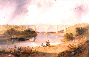 Ponte Victoria sobre o Rio Wear de John Wilson Carmichael