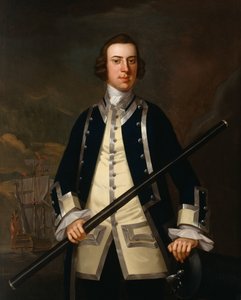 Retrato de um oficial naval, tradicionalmente conhecido como Augustus Keppel (1725-86) c.1749