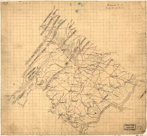 Frederick Co. Va., do mapa de Wood. LOC 2002627443