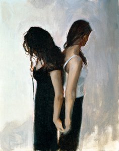 De volta para trás (óleo sobre tela)