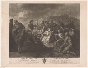 Prediking van Johannes de Doper St. John Preaching in the Wilderness (título no objeto)