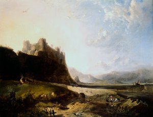 "Castelo de Harlech", século XIX.   