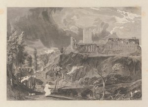 Castelo e Cidade de Richmond de John Wykeham Archer