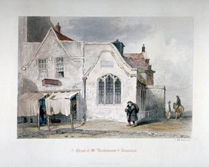Vista da Capela de São Bartolomeu, Kingsland Road, Hackney, Londres, 1851