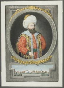 Bajazet Kahn I, de Retratos dos Imperadores da Turquia de John Young