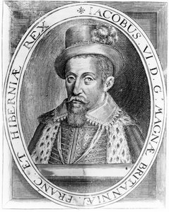 James VI da Escócia, publicado por H. Jacopsen, 1618