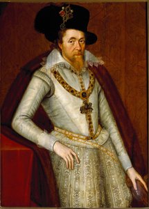 Retrato de James I da Inglaterra e VI da Escócia, Cavaleiros da Ordem da Jarreteira, c.1610 (pintura)