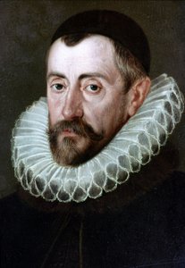 Sir Francis Walsingham (v.1532-1590), político inglês (pintura de J.de Critz).Galeria Nacional de Retratos de Londres