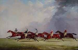 O acabamento para a Taça Ascot de John of York Dalby