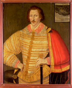 Retrato de um cavalheiro, pensado para ser o navegador inglês Thomas Cavendish