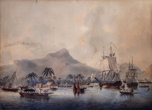Uma vista de Huaheine, 1787