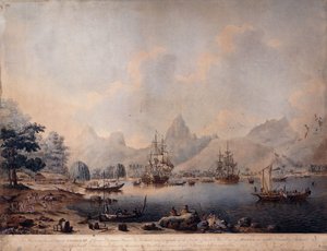 Uma vista de Moorea, 1787