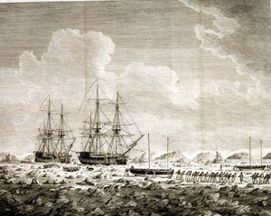 O "Cavalo de Corrida" e o "Carcaça", 7 de Agosto de 1773 de John the Younger Cleveley