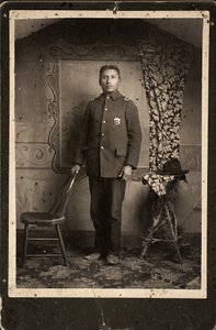 John Hinshaka, Cherry Creek, Dakota do Sul, 1890 (impressão de albume) de Johnson Brothers