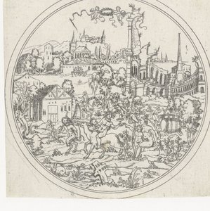 Silenus
Fundos de taças: paisagens com representações bíblicas e mitológicas (título da série) de Jonas Silber