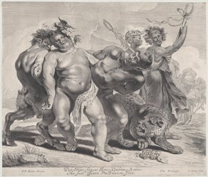 Embriaguez de Bacchus, 1630-57., 1630-57. de Jonas Suyderhoef