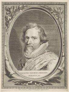Retrato de Maurice, Príncipe de Orange
Comites Nassoviae (título da série) de Jonas Suyderhoef