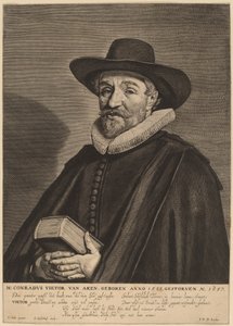 Conrado Vietor de Aachen de Jonas Suyderhoff after Frans Hals