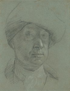 Autorretrato com um chapéu de pano de Jonathan Richardson the Elder