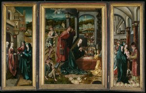 Tríptico de Belém, por volta de 1540 (pintura em madeira)