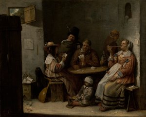 Jogadores de cartas, c.1645