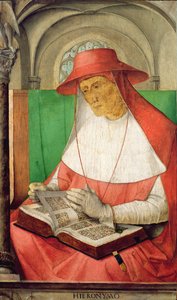 Retrato de São Jerônimo (347-420) c.1475 (painel)