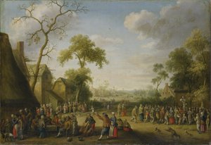 Cena da Aldeia, 1637 de Joost Cornelisz. Droochsloot