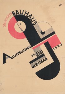 Cartaz para a Exposição Estadual da Bauhaus de 1923