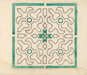 Álbum contendo 75 Desenhos para Treliças & Parterres, ca. 1610-40. de Jorg Rurfinger