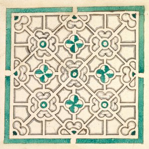 Esquema de Jardim com Canteiros Florais, Séc. XVII. de Jorg Rurfinger