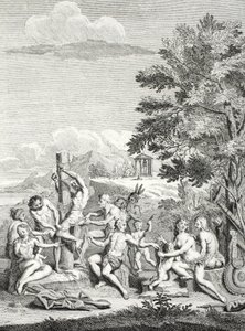 Sacrifício Humano, de &39;Travel History of Southern America&39;, 1752 de Jorge and Ulloa, Antonio de Juan y Santacilia