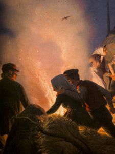 Véspera de verão, pormenor de Jorgen Valentin Sonne