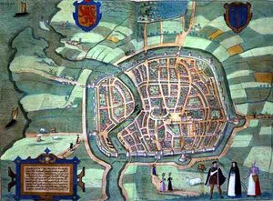 Mapa de Haarlem, de 
