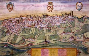 Mapa de Tricarico, de 