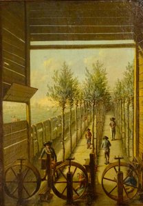 Kleingarenbaan no Jaagpad, em Gouda, em 1795 de Joris Herst