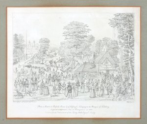 Festa em Horseydown em c.1590 de Joris Hoefnagel