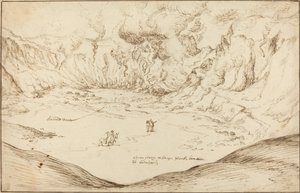 Forum Vulcani: As fontes termais em Pozzuoli de Joris Hoefnagel