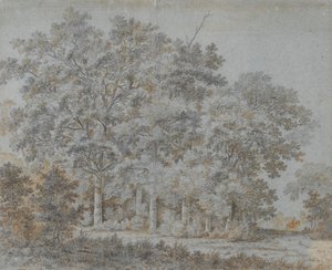 Floresta e cavaleiro de Joris van der Hagen