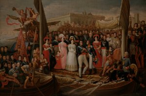 Desembarque de Ferdinand VII em El Puerto de Santa María de José Aparicio