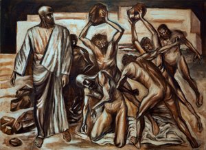 O martírio de Santo Estêvão de José Clemente Orozco