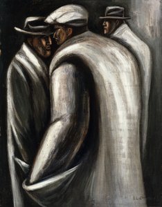 Os Desempregados, c.1928-30 (óleo sobre tela) de José Clemente Orozco