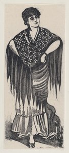 Uma cigana, ca. 1880-1910. de José Guadalupe Posada