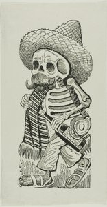 Calavera de Francisco Madero, de Calavera Maderista de José Guadalupe Posada