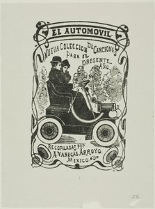 O automóvel de José Guadalupe Posada