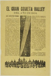O Cometa do Grande Halley, 1899, publicado em 1910