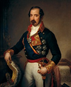 Retrato de Manuel Gutierrez de la Comcha i Irigoyen (1808-1874), Marquês del Duero de José Gutiérrez de la Vega