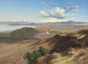 Vale do México da colina de Santa Isabel, 1892