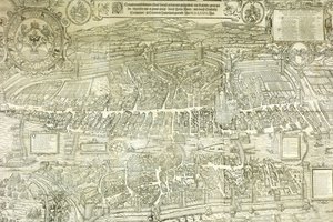 A View-Plan of Zurich, 1576 de Jos Murer