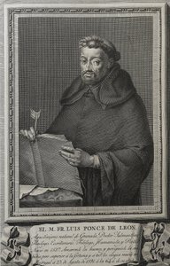 Barcelon, Juan (1739-1801). Retrato de Fray Luis de Leon. 1791. (36 x 23