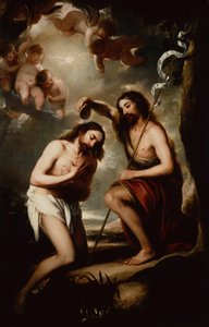 O Batismo de Cristo (óleo sobre tela)